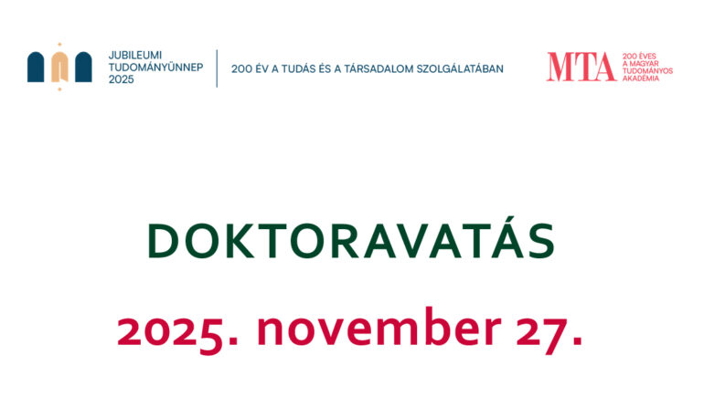 Doktoravatás 2025