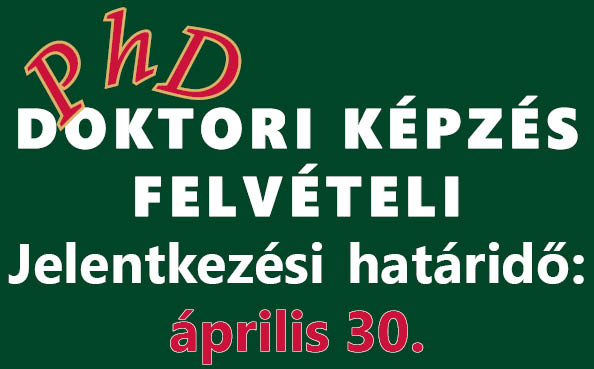Felvételi a Doktori Iskolába