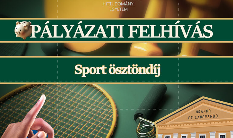 Pályázati felhívás intézményi sportösztöndíjra a 2026/27. tanév 1. félévében
